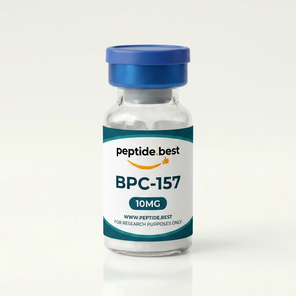 BPC-157 vial — sold on Peptide.best