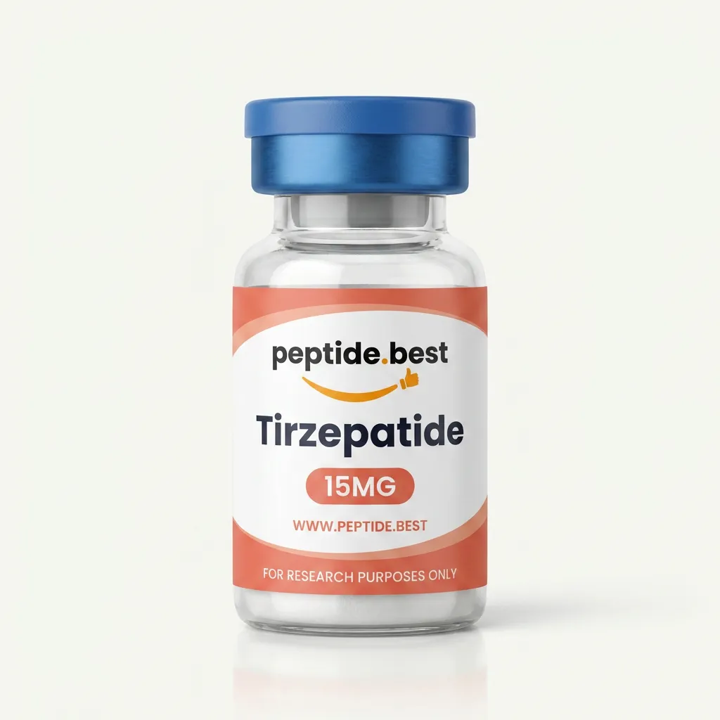 Tirzepatide vial — sold on Peptide.best
